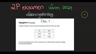 2P Eksamen KPI v 2024 [upl. by Clardy732]