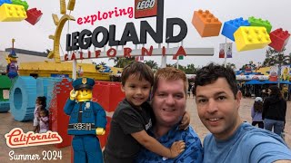 First Time at Legoland California  Coasters  Rides  Tons of Lego Bricks [upl. by Ociral]