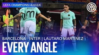 LAUTARO MARTINEZ GOAL vs BARCELONA  EVERY ANGLE ⚫🔵 [upl. by Nnire]