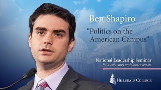 “Politics on the American Campus”  Ben Shapiro [upl. by Trin]