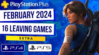 PlayStation Plus Extra Leaving Games February 2024  PS Plus Leaving Games February 2024 [upl. by Tjader]