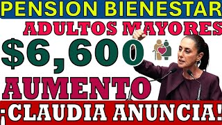 💵 de 7500 ♨️CLAUDIA REVELA IMPACTANTE MENSAJE MIS ADULTOS MAYORES TODOS COBRAN AUMENTO 2025 [upl. by Melony]