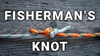 How to Tie a Fisherman’s Knot Quick amp Reliable Bend [upl. by Allisurd695]