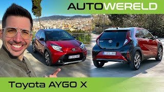 Toyota AYGO X 2022 review met Andreas Pol  RTL Autowereld test [upl. by Kathie]