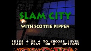 MegaCD Longplay 077 Slam City with Scottie Pippen [upl. by Halet]