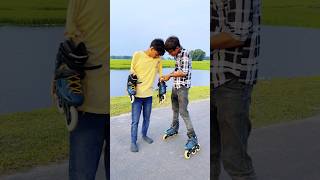 Skating junior friend emotional😰😭skatersunexpected moments in skatingpublic reactionsshorts [upl. by Morgenthaler162]