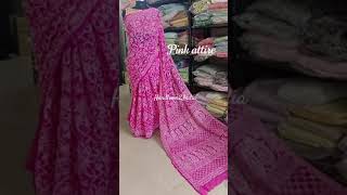 Chikankari Full Jaal Saree  Handloom2India  7848820915 handloom2india ikkatcottonsaree [upl. by Laynad]