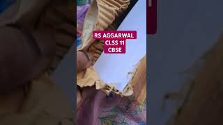 Rs Aggarwal class 11th math unboxing [upl. by Pitarys]