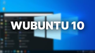 The Windows 10 Clone  Wubuntu 10 Cinnamon Edition [upl. by Nandor]