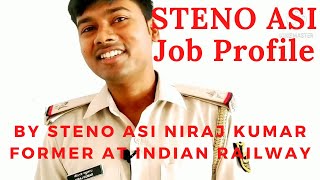 STENO ASI JOB PROFILESALARY ll STENO ASI NIRAJ KUMAR [upl. by Eehc]