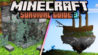 Island Progress amp Glow Lichen Farm ▫ Minecraft Survival Guide S3 ▫ Tutorial Lets Play Ep84 [upl. by Liagibba]