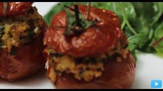 Tomates farcies au bulgur  Recette Eat Better Challenge [upl. by Dominga25]