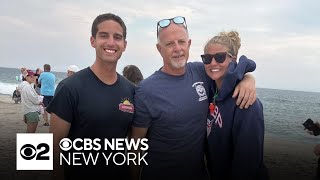 Man says lightning killed father on New Jersey beach [upl. by Akyeluz]