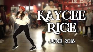 Kaycee Rice  June 2018 Dances [upl. by Lauree]