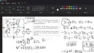 Elektroteknik Dersi Çevre Akımları Soru Çözümü Final Sorusu [upl. by Vitus]