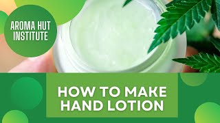 How to Make a Hand Lotion With Essential Oils DIY Recipe [upl. by Clement678]