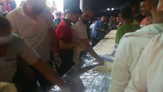 Longest World Record Crepe Shawerma [upl. by Orips]