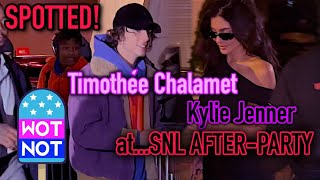 Timothée Chalamet amp Kylie Jenner SNL After Party [upl. by Seumas]