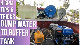 How To Redirect Water to Buffer Tank  Pressure Washer 4GPM External Unloader Valve Upgrade [upl. by Madda]