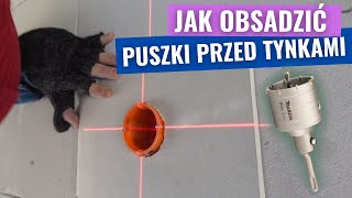 Jak obsadzać puszkę elektryczną przed tynkami [upl. by Hibbitts]