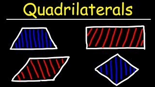 Quadrilaterals  Trapezoids Parallelograms Rectangles Squares and Rhombuses [upl. by Iridis638]