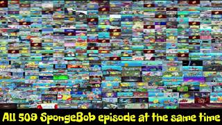 all 509 spongebob episodes at the same time [upl. by Brown793]