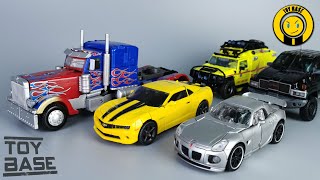 【Autobots Roll Out 】Transformers Masterpiece Movie 1 BumblebeeOptimus PrimeJazzIronhideRatchet [upl. by Ilujna470]