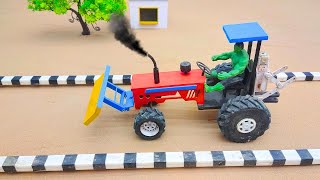 diy mini tractor making modern agriculture cultivator machine for wheat farming Acrofter1 [upl. by Newcomer]