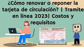 Cómo recuperar la tarjeta de circulación por INTERNET del EDO MEX [upl. by Ydualc696]