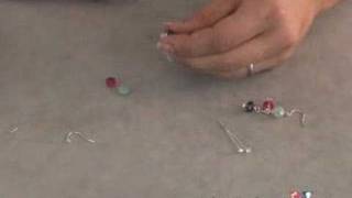 Swarovski Crystal Earrings  How to part IV [upl. by Ellmyer397]