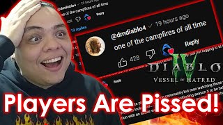 Players Are Pissed At Diablo 4 Mid Season Update Campfire Chat [upl. by Yentruocal]