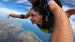 My First Tandem Skydive at Barwon Heads Victoria NYD 2023 🎉☄️ [upl. by Wandie]