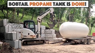 Pressure Tested And Filled Bobtail Propane Tank Five Years Of Propane For Our Homestead [upl. by Binky211]