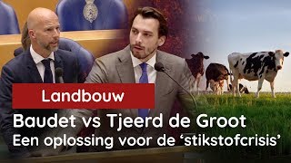 Baudet vs de Tjeerd de Groot D66 een oplossing voor de stikstofcrisis [upl. by Eihctir590]