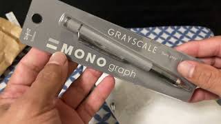 Mono Graph Mechanical Pencils Gray Colors Limited Edition Unboxing [upl. by Gussie]