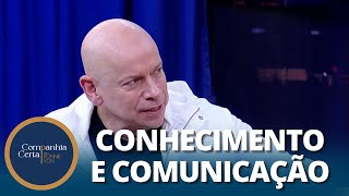 Leandro Karnal reflete sobre sua popularidade e reconhecimento “Isso é relativamente raro” [upl. by Anaele]