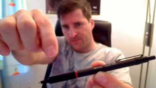 Rotring Rapid Pro Black Kugelschreiber Unboxing amp KurzFazit GERMAN [upl. by Aridni124]