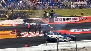 NitrOlympX 2013  Top Fuel Funny Car Eliminations [upl. by Iel599]