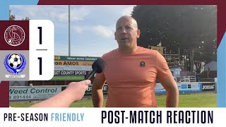 Taunton Town FC 11 Bedford Town FC  Post Match Reaction  PreSeason Friendly [upl. by Hike]