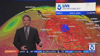 Heat wave humidity will make for uncomfortable weekend in Southern California [upl. by Moule]