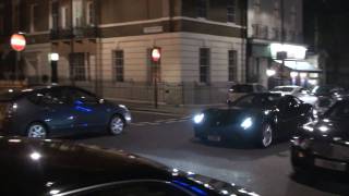 Ferrari 599 GTB Accelerating hard on Curzon Street London [upl. by Claudio5]