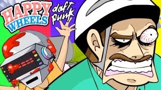 quotGET BLOODYquot  Daft Punk Happy Wheels Parody Animated quotGet Luckyquot Spoof [upl. by Prestige]