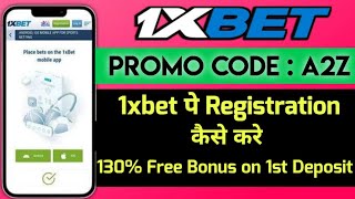 1xbet registration  1xbet registration kaise kare  1xbet promo code [upl. by Semmes]