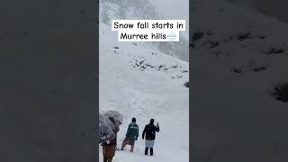 Murree Snow fall Starts🌧️😍👌viralvideo [upl. by Springer66]