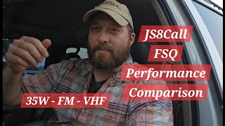 JS8Call amp FSQ VHF Performance Comparison [upl. by Ribal]