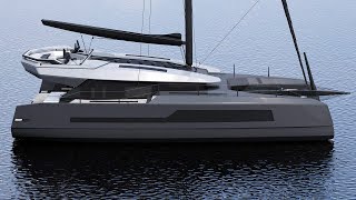 McConaghy Mc60 catamaran 2018  World Premiere At The Cannes Boatshow 2018 [upl. by Ettenot682]