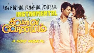 Kavalai Vendam  Un Kadhal Irundhal Podhum Instrumental  Karaoke  Andre nel Boxy [upl. by Viking860]