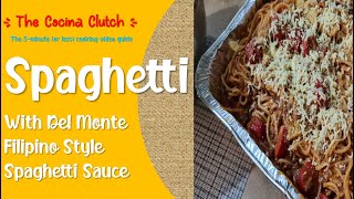 Spaghetti with Del Monte Filipino Style Spaghetti Sauce [upl. by Danila708]