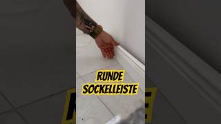 Sockelleiste an einer Rundung montieren shorts diy [upl. by Albertson]