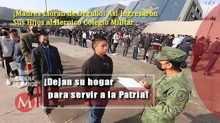 ¡Lágrimas de Orgullo Madres Despiden a los Nuevos Hijos de la Patria en el Heroico Colegio Militar [upl. by Ihculo893]